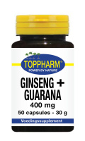 Ginseng + guarana 400 mg