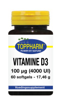 Vitamine D3 100 ug (4000 UI)