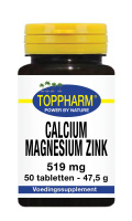 Calcium, magnesium en zink